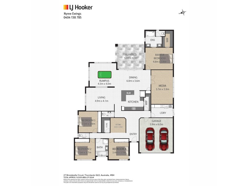 27 Brindabella Circuit, Thornlands QLD 4164 Floorplan