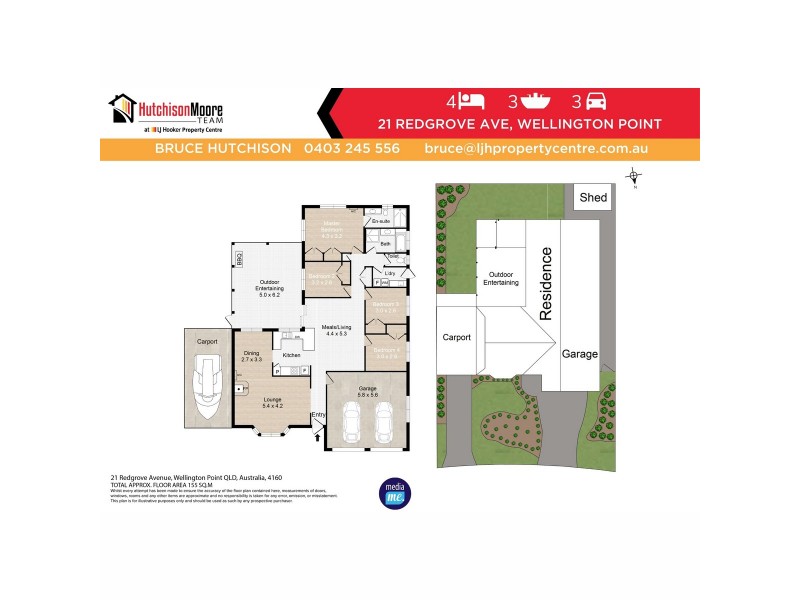 21 Redgrove Avenue, Wellington Point QLD 4160 Floorplan
