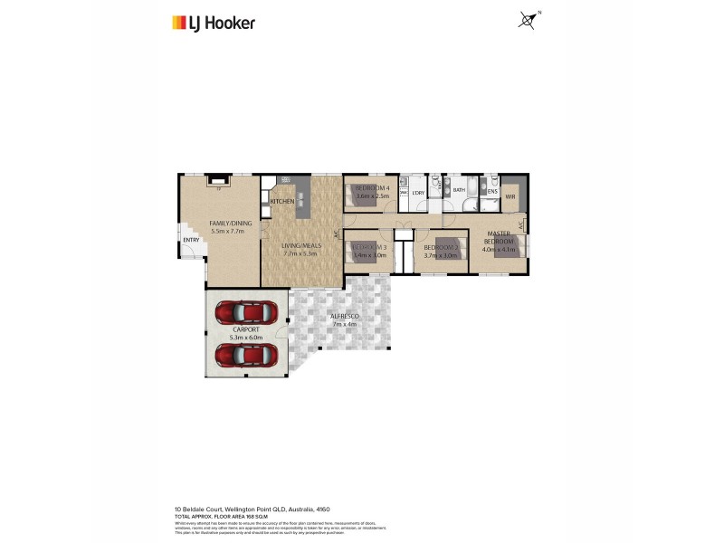 10 Beldale Court, Wellington Point QLD 4160 Floorplan