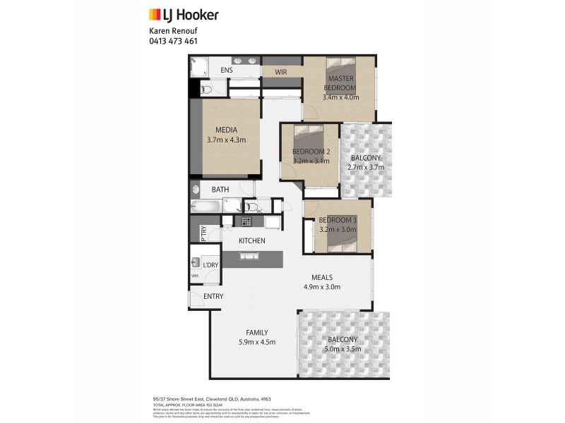 95/45 Shore Street East, Cleveland QLD 4163 Floorplan