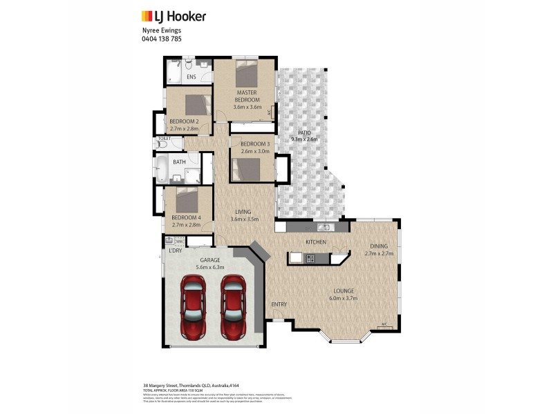 38 Margery Street, Thornlands QLD 4164 Floorplan