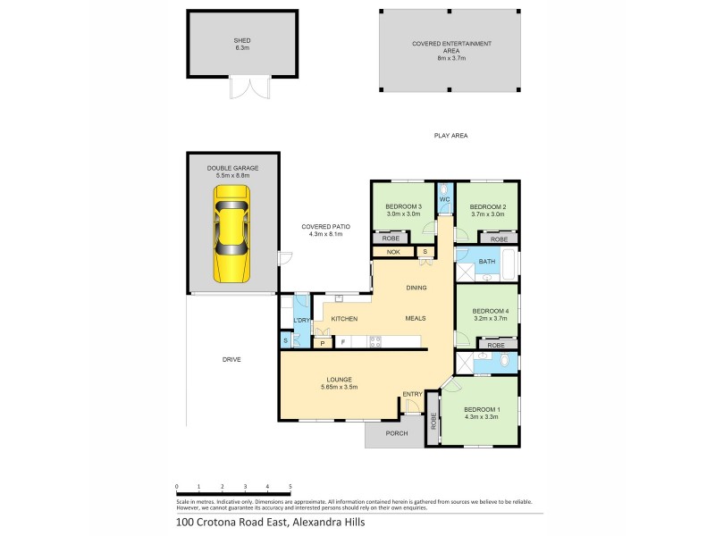 100 Crotona Road East, Alexandra Hills QLD 4161 Floorplan