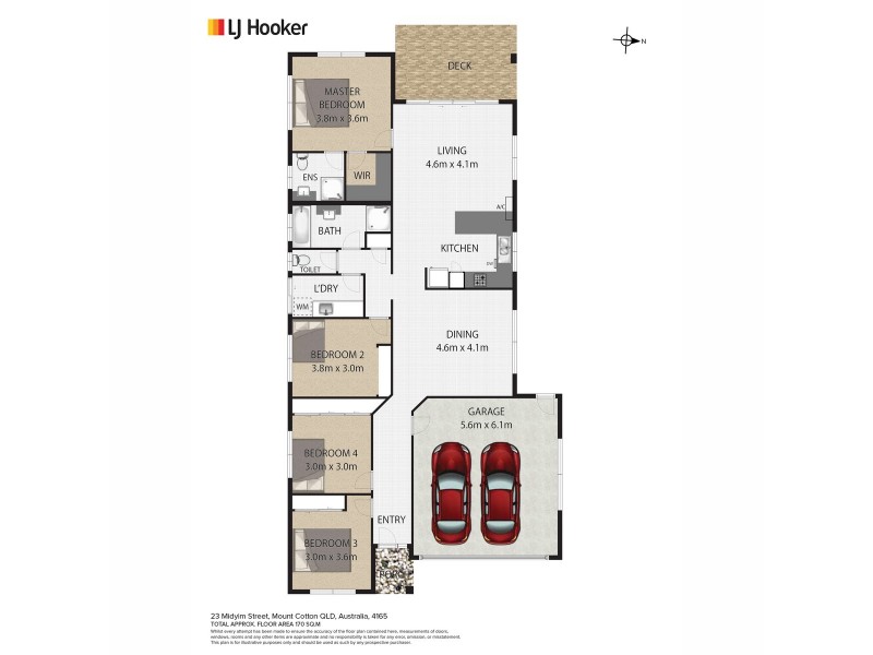 23 Midyim Street, Mount Cotton QLD 4165 Floorplan