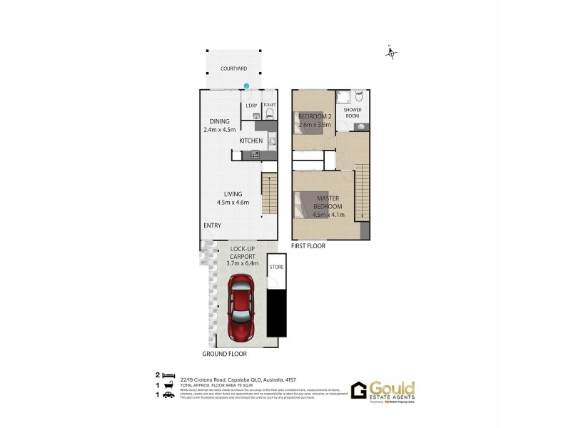 22/19 Crotona Road, Capalaba QLD 4157 Floorplan