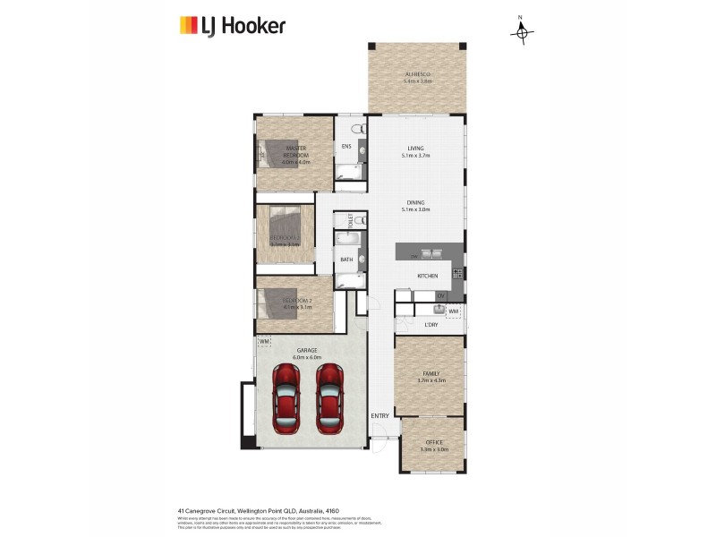 41 Canegrove Circuit, Wellington Point QLD 4160 Floorplan