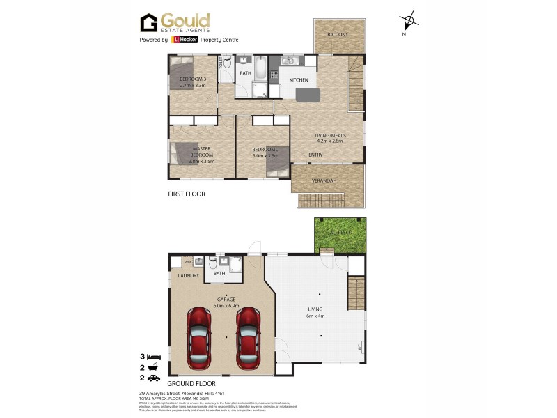39 Amaryllis Street, Alexandra Hills QLD 4161 Floorplan