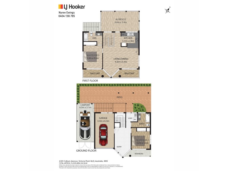 4/20 Colburn Avenue, Victoria Point QLD 4165 Floorplan
