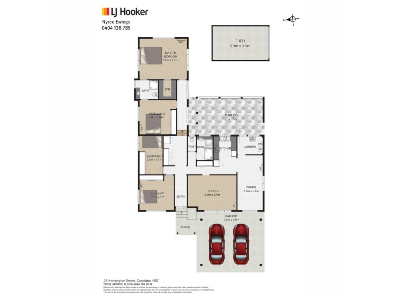 26 Kensington Street, Capalaba QLD 4157 Floorplan