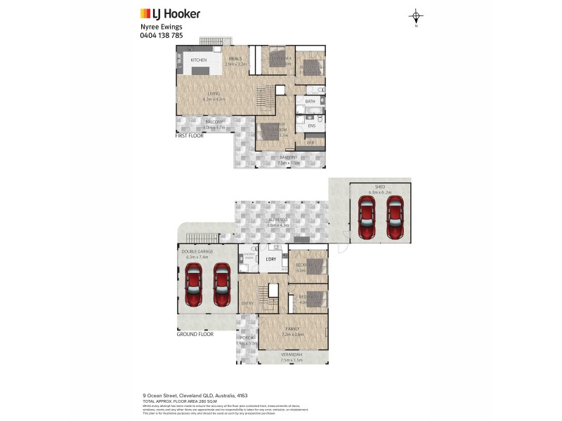 9 Ocean Street, Cleveland QLD 4163 Floorplan