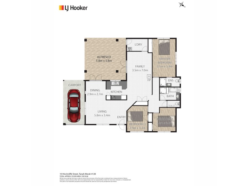 10 Hinchcliffe Street, Tanah Merah QLD 4128 Floorplan