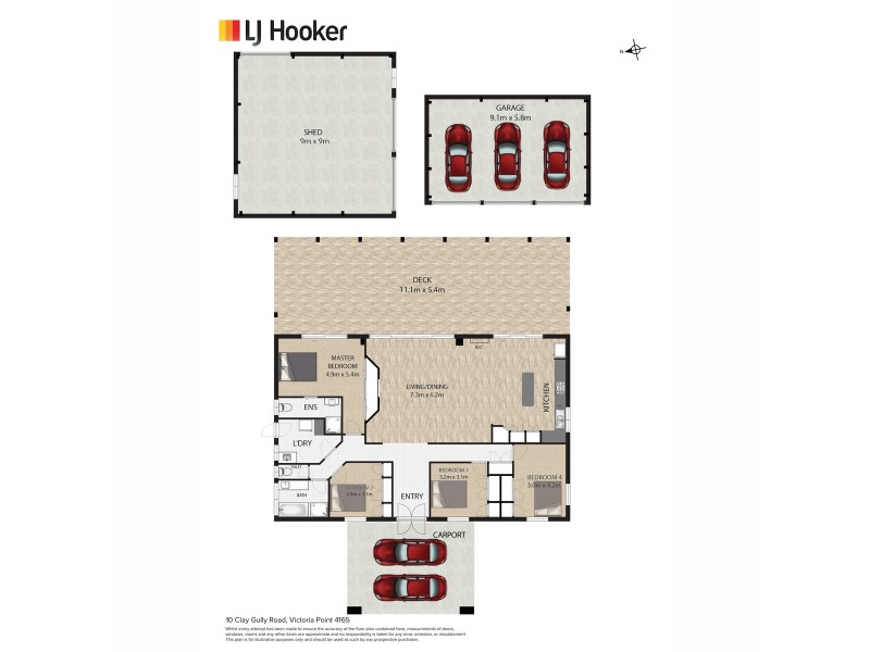 10 Clay Gully Road, Victoria Point QLD 4165 Floorplan