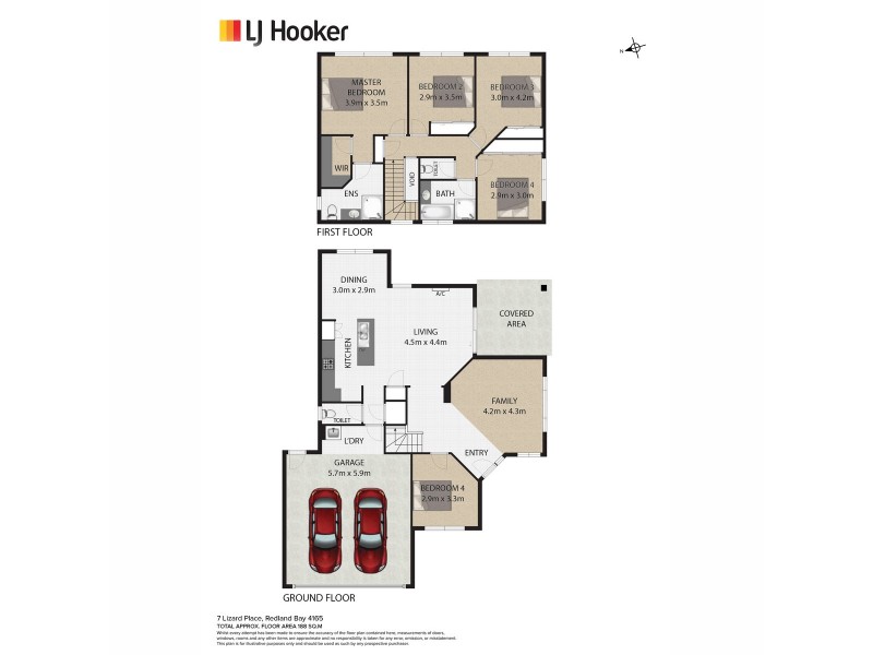 7 Lizard Place, Redland Bay QLD 4165 Floorplan