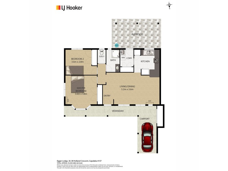1/36-38 Holland Crescent, Capalaba QLD 4157 Floorplan