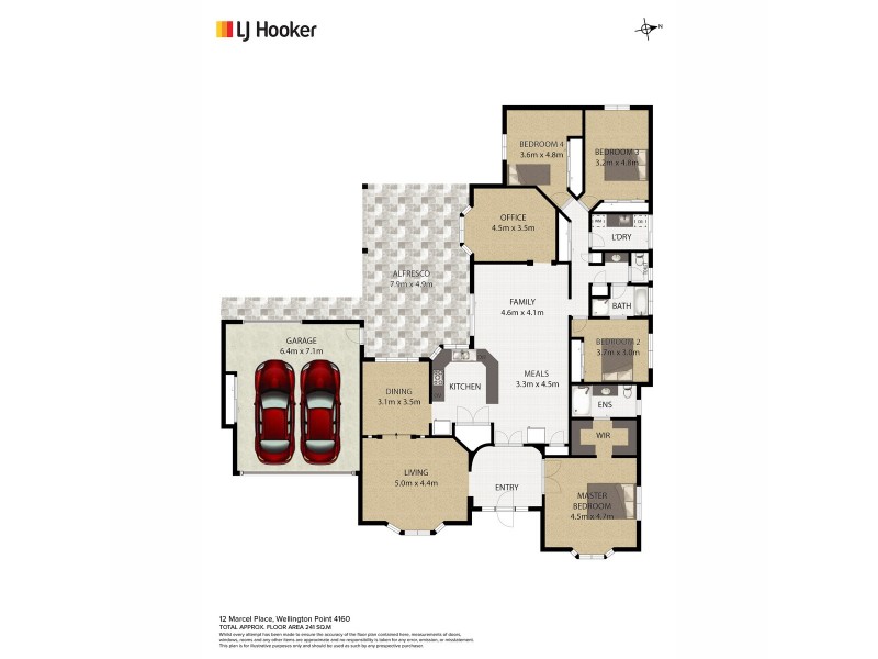 12 Marcel Place, Wellington Point QLD 4160 Floorplan