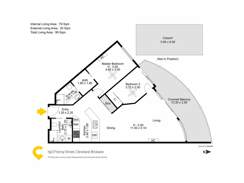 19/2 Fitzroy Street, Cleveland QLD 4163 Floorplan