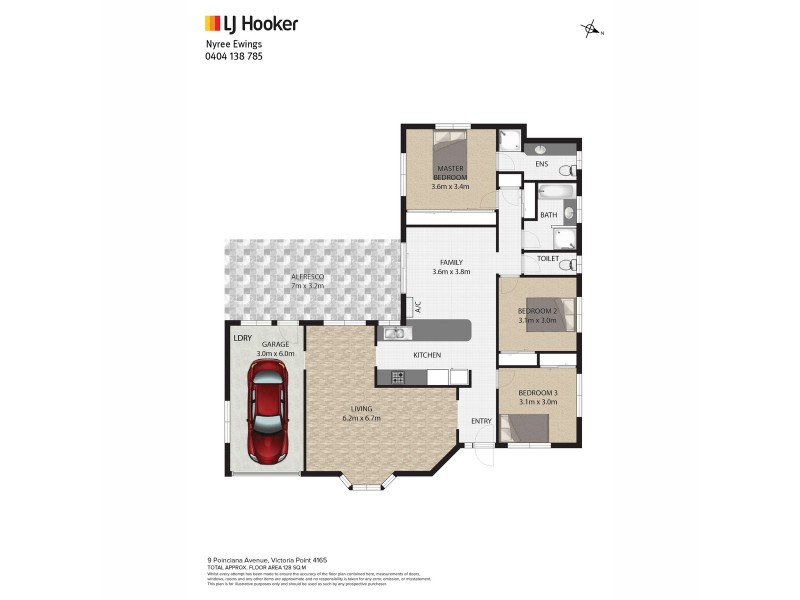 9 Poinciana Avenue, Victoria Point QLD 4165 Floorplan