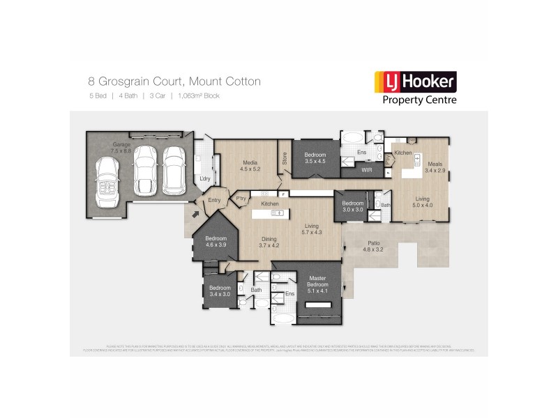 8 Grosgrain Court, Mount Cotton QLD 4165 Floorplan