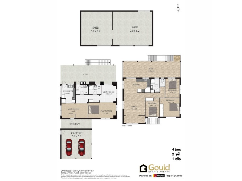 200 Russell Street, Cleveland QLD 4163 Floorplan