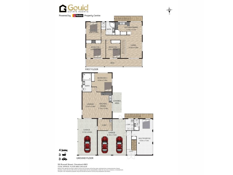 191 Russell Street, Cleveland QLD 4163 Floorplan