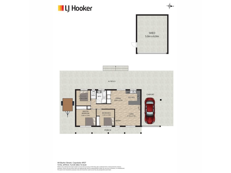 44 Burke Street, Capalaba QLD 4157 Floorplan