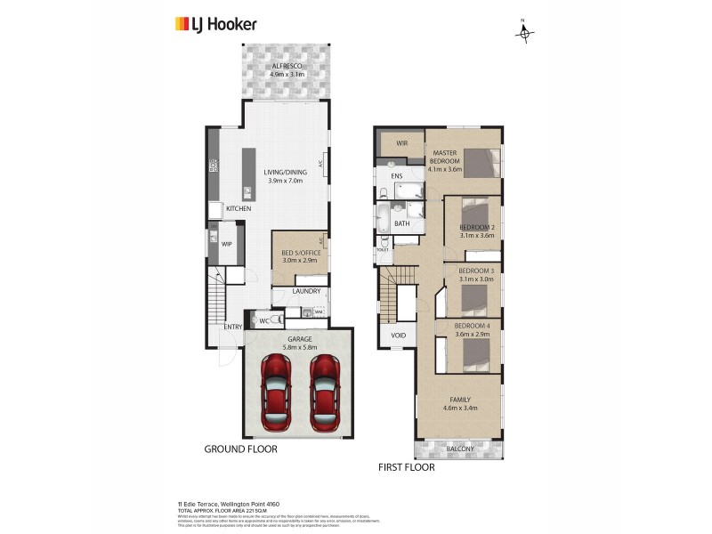 11 Edie Terrace, Wellington Point QLD 4160 Floorplan