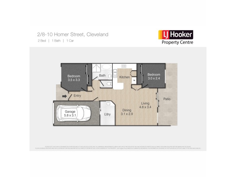 2/8-10 Homer Street, Cleveland QLD 4163 Floorplan