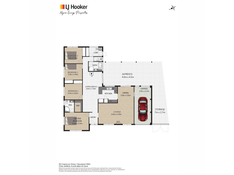 30 Capricorn Drive, Cleveland QLD 4163 Floorplan