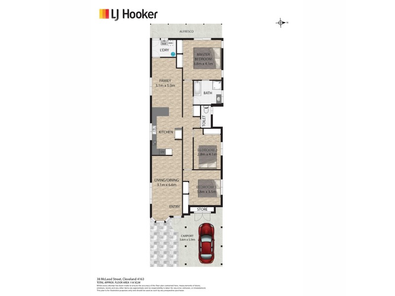 38 McLeod Street, Cleveland QLD 4163 Floorplan