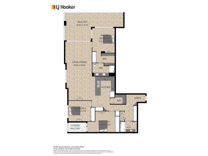 57/45 Shore Street East, Cleveland QLD 4163 Floorplan