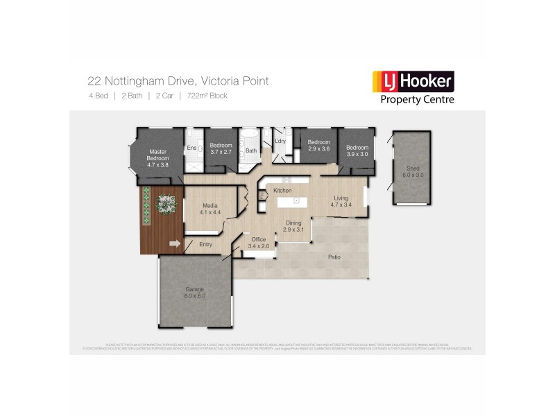 22 Nottingham Drive, Victoria Point QLD 4165 Floorplan