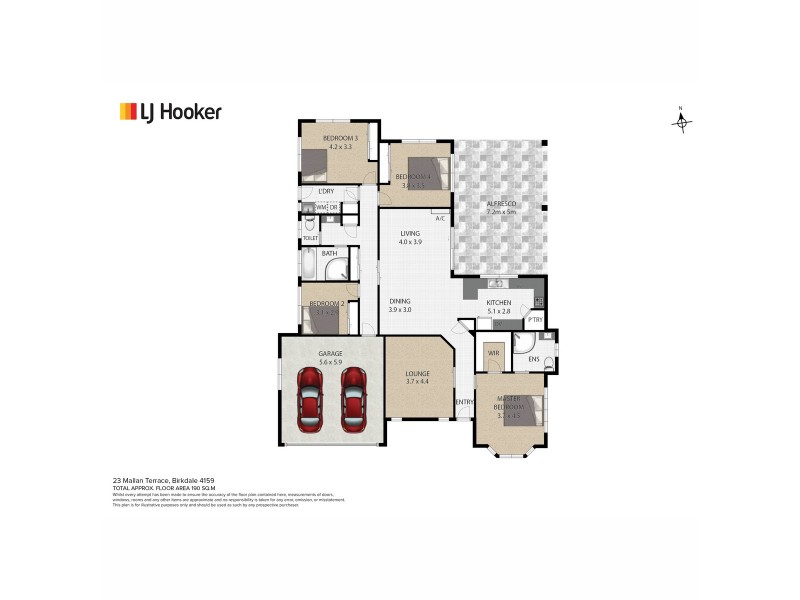 23 Mallan Terrace, Birkdale QLD 4159 Floorplan