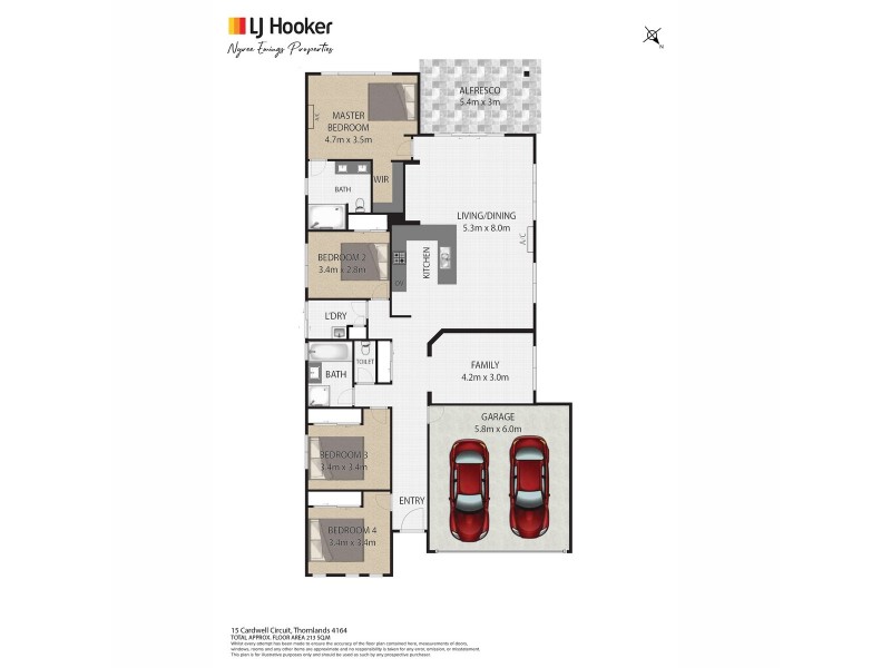15 Cardwell Circuit, Thornlands QLD 4164 Floorplan