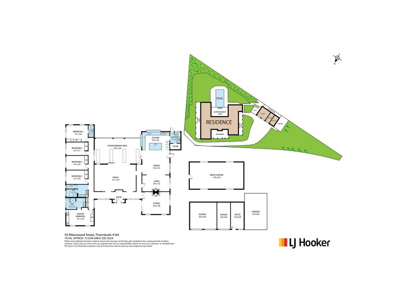 54 Ribonwood Street, Thornlands QLD 4164 Floorplan