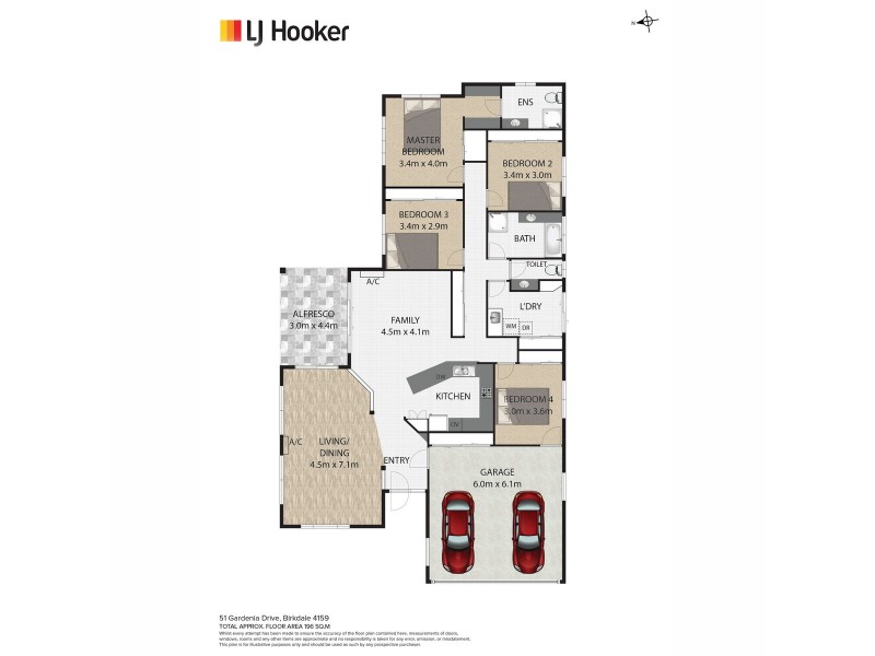 51 Gardenia Drive, Birkdale QLD 4159 Floorplan