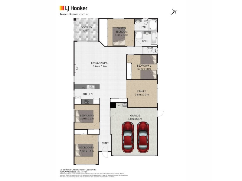 35 Bellflower Crescent, Mount Cotton QLD 4165 Floorplan