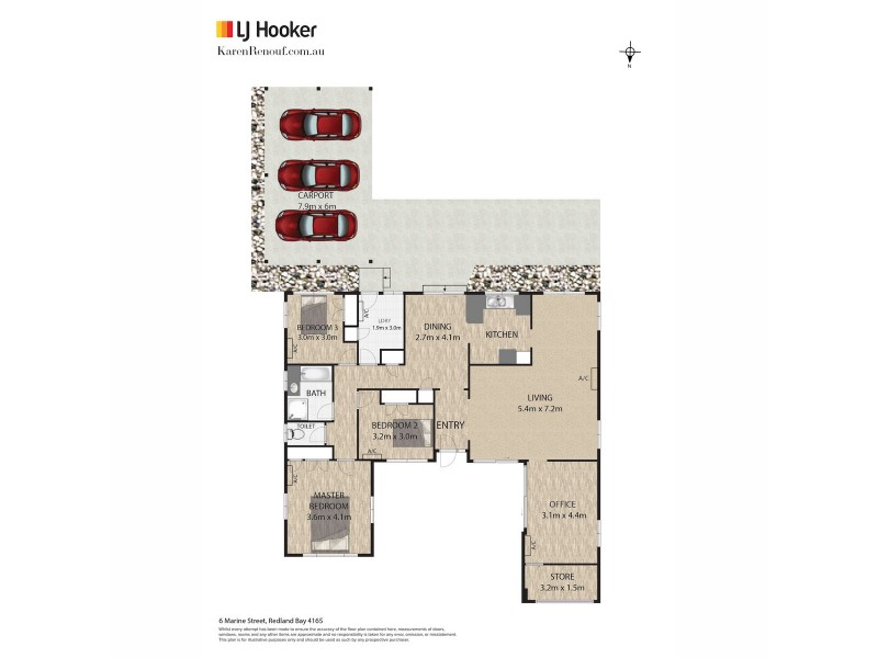 6 Marine Street, Redland Bay QLD 4165 Floorplan