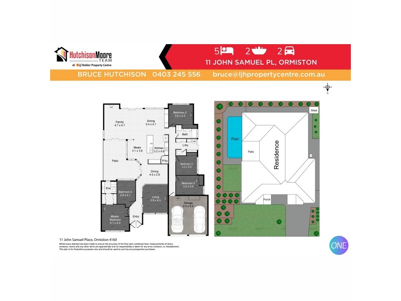 11 John Samuel Place, Ormiston QLD 4160 Floorplan