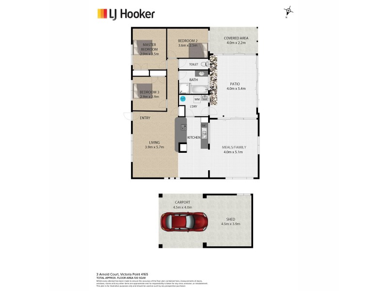 3 Arnold Court, Victoria Point QLD 4165 Floorplan