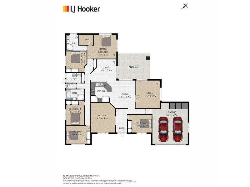32-34 Emperor Drive, Redland Bay QLD 4165 Floorplan