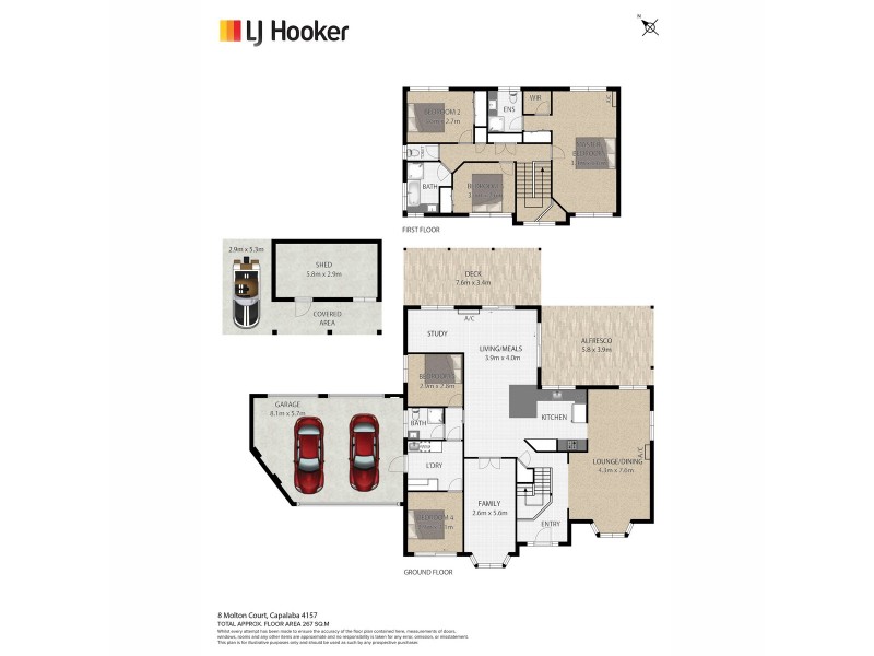8 Molton Court, Capalaba QLD 4157 Floorplan