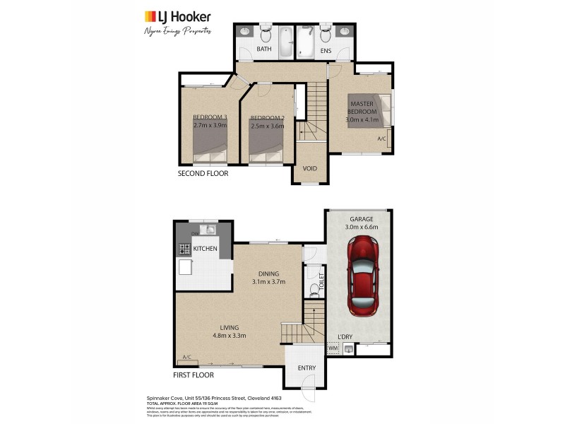 55/136 Princess Street, Cleveland QLD 4163 Floorplan