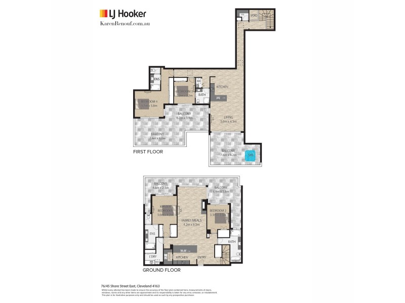 76/45 Shore Street East, Cleveland QLD 4163 Floorplan