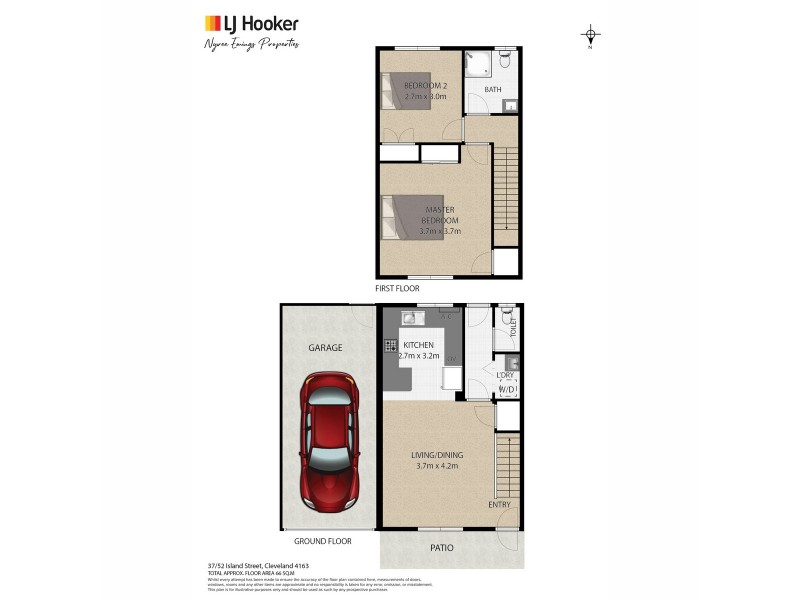 37/52-56 Island Street, Cleveland QLD 4163 Floorplan