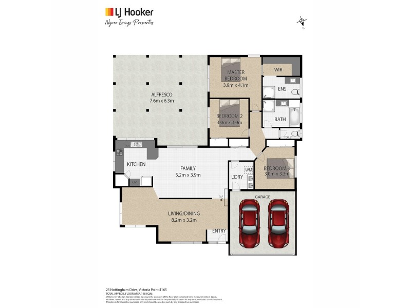25 Nottingham Drive, Victoria Point QLD 4165 Floorplan