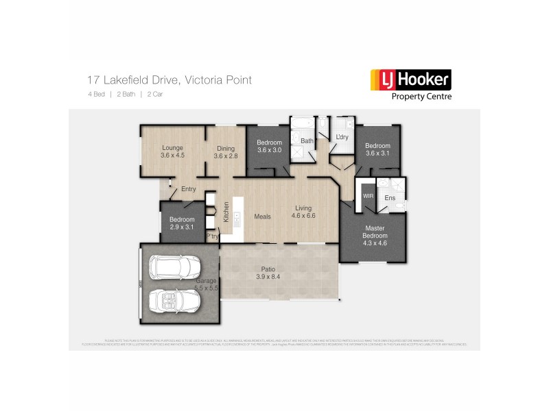 17 Lakefield Drive, Victoria Point QLD 4165 Floorplan