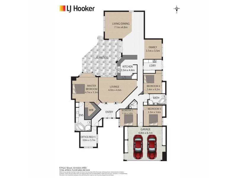 6 Pryor Street, Ormiston QLD 4160 Floorplan