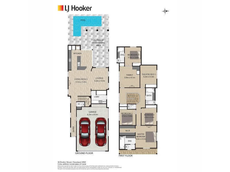 34 Erobin Street, Cleveland QLD 4163 Floorplan