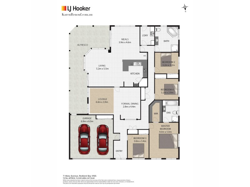 7 Hilary Avenue, Redland Bay QLD 4165 Floorplan