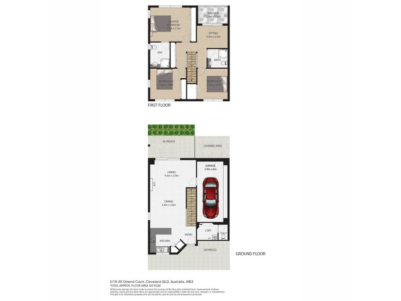5/19-20 Ostend Court, Cleveland QLD 4163 Floorplan