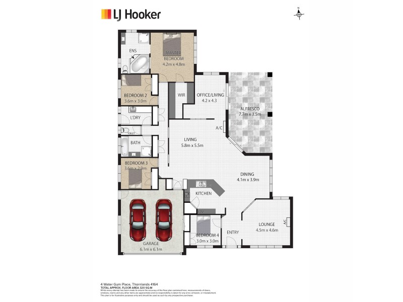 4 Water Gum Place, Thornlands QLD 4164 Floorplan